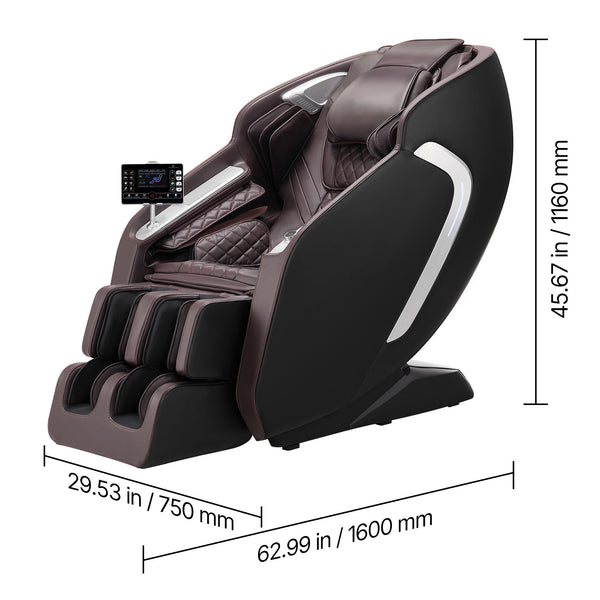 Massage Chair Built for Full Body Relief, SL Track, 4D Rollers, Zero Gravity, 36 Airbags, Yoga Stretch