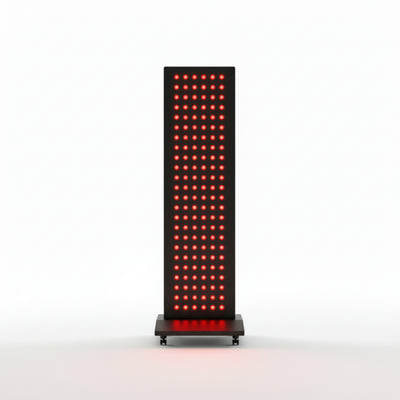 Red Light Therapy Panel Designed for Home Wellness, 660nm/850nm Dual Wavelength, 240 LED System, Digital Timer