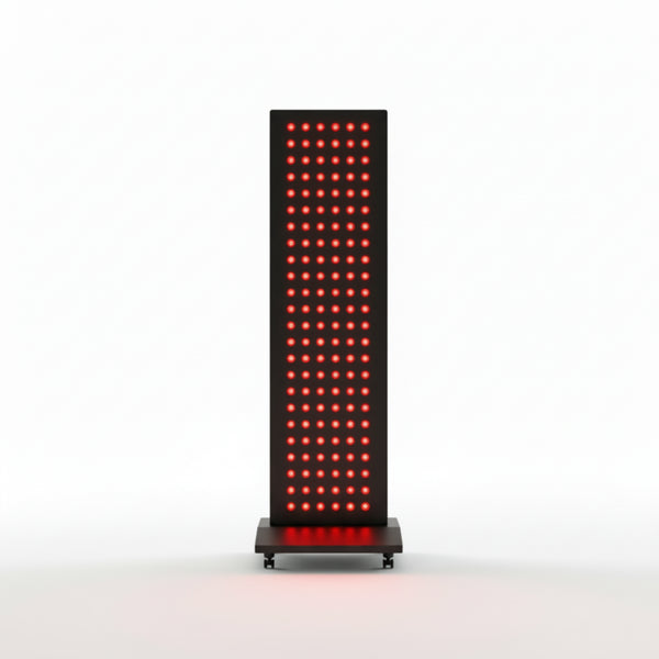 Red Light Therapy Panel Designed for Home Wellness, 660nm/850nm Dual Wavelength, 240 LED System, Digital Timer