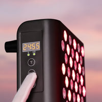 Red Light Therapy Panel Designed for Home Wellness, 660nm/850nm Dual Wavelength, 240 LED System, Digital Timer