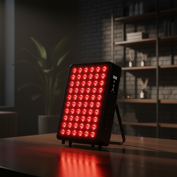 Red Light Therapy Panel Designed for Daily Recovery, 660nm/850nm Dual Wavelengths, 60 Dual-Chip LEDs, Timer