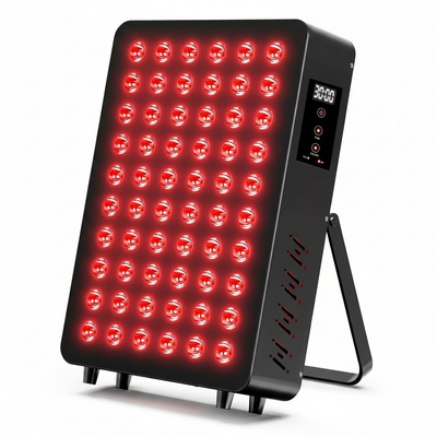 Red Light Therapy Panel Designed for Daily Recovery, 660nm/850nm Dual Wavelengths, 60 Dual-Chip LEDs, Timer